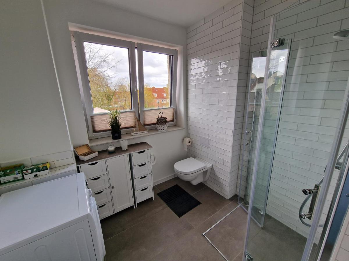 Moderne Penthouse Wohnung Schleswig Dış mekan fotoğraf